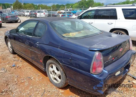 2000 Chevrolet Monte Carlo Ss from USA, damaged, VIN 2G1WX12K5Y9207925